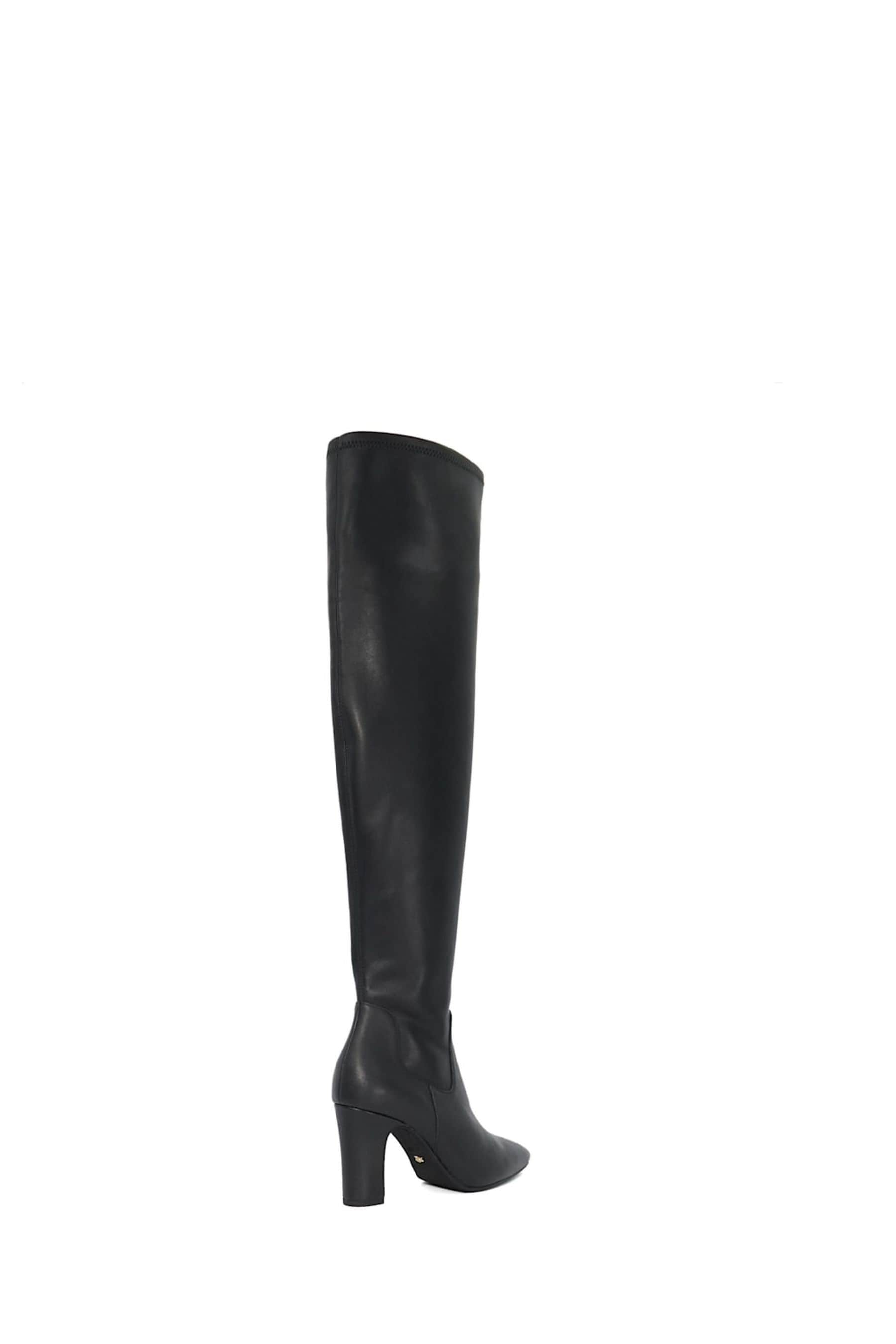Dune grey knee high boots store