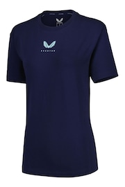 Castore Blue Womens Everton Travel T-Shirt - Image 3 of 3