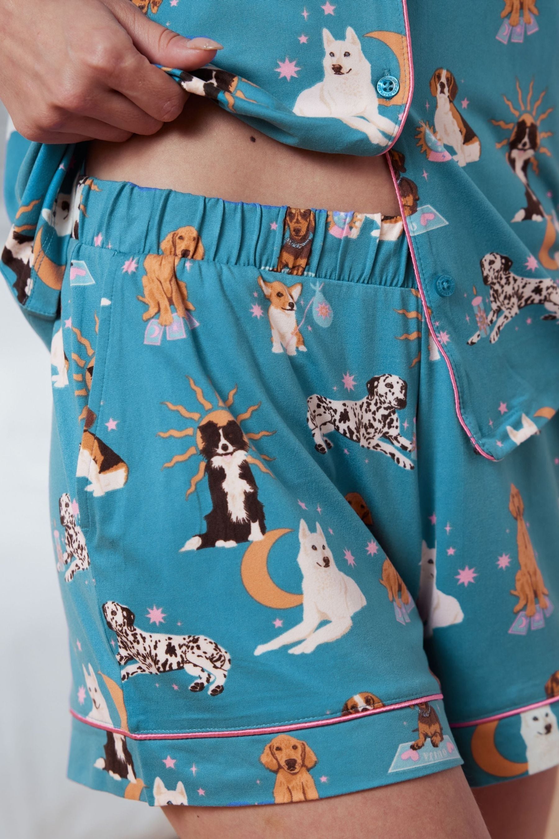 Acheter Chelsea Peers Mystic Dogs Print Short Pyjama Set from Next Canada