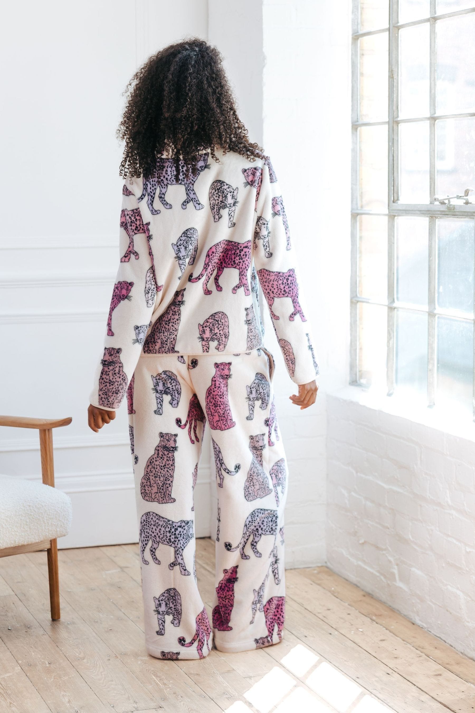 Cheetah print jogger set new arrivals
