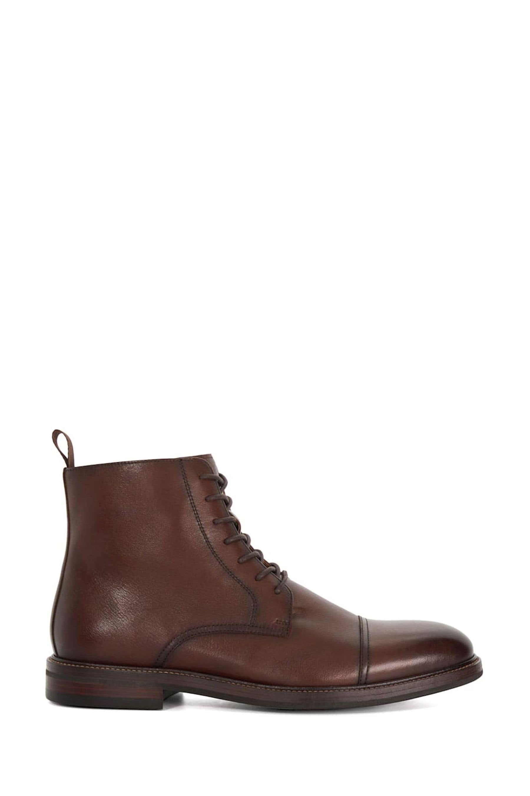 Buy Dune London Brown Matias Toecap Detail Ankle Boots from Next Malta
