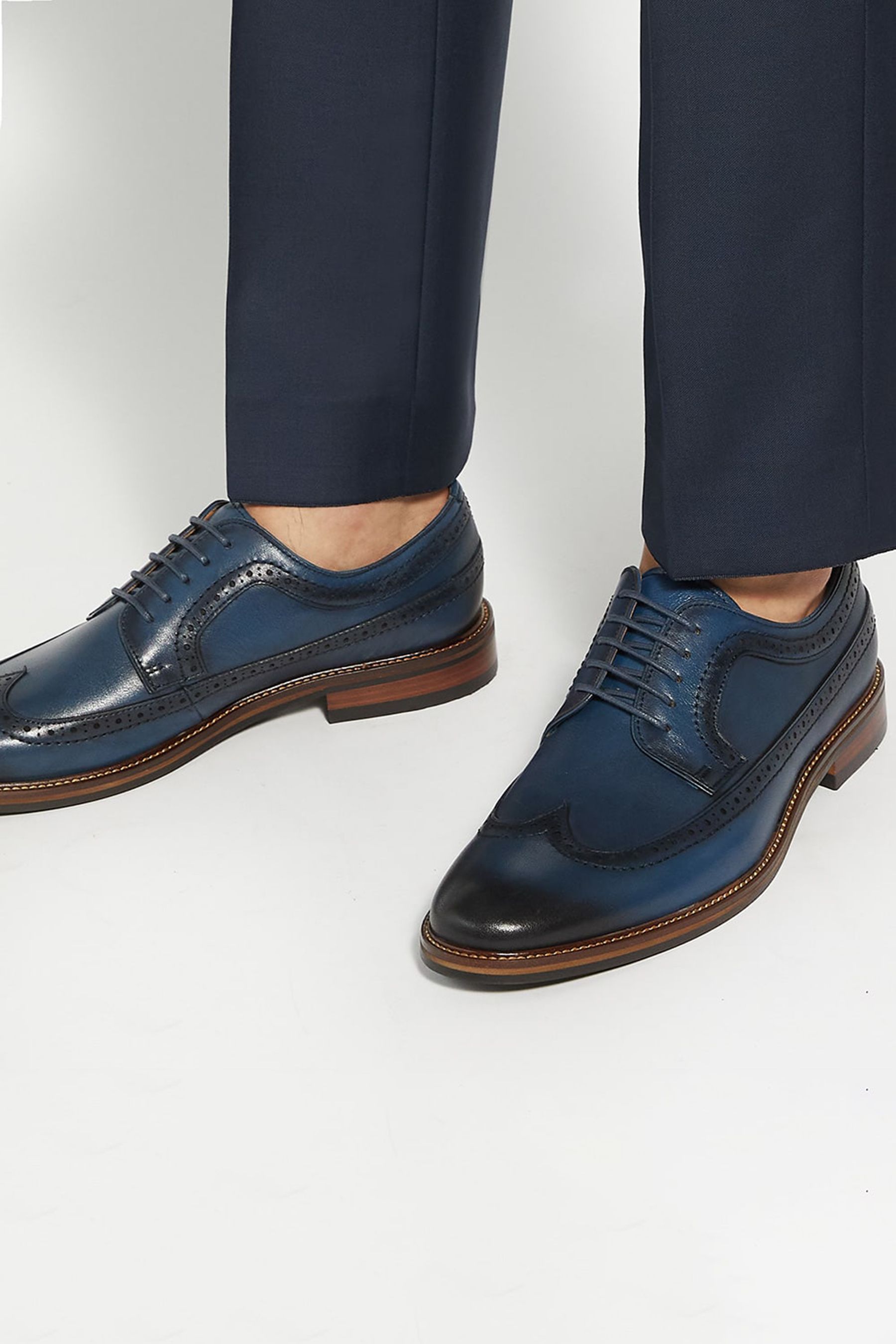 Dune brogue shoes deals