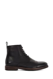 Dune London Black Matias Toecap Detail Ankle Boots - Image 2 of 6