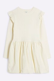 River Island Cream Girls Puffball Dress - Image 1 of 4