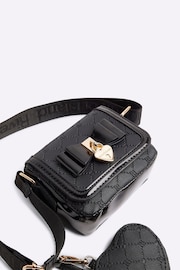 River Island Black Girls Faux Leather Bow Xbody Bag - Image 6 of 7