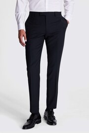 MOSS Black Slim Fit Trousers - Image 1 of 3