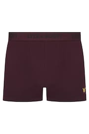 Lyle & Scott Blue Barclay Underwear Trunks 3 Pack - Image 4 of 6