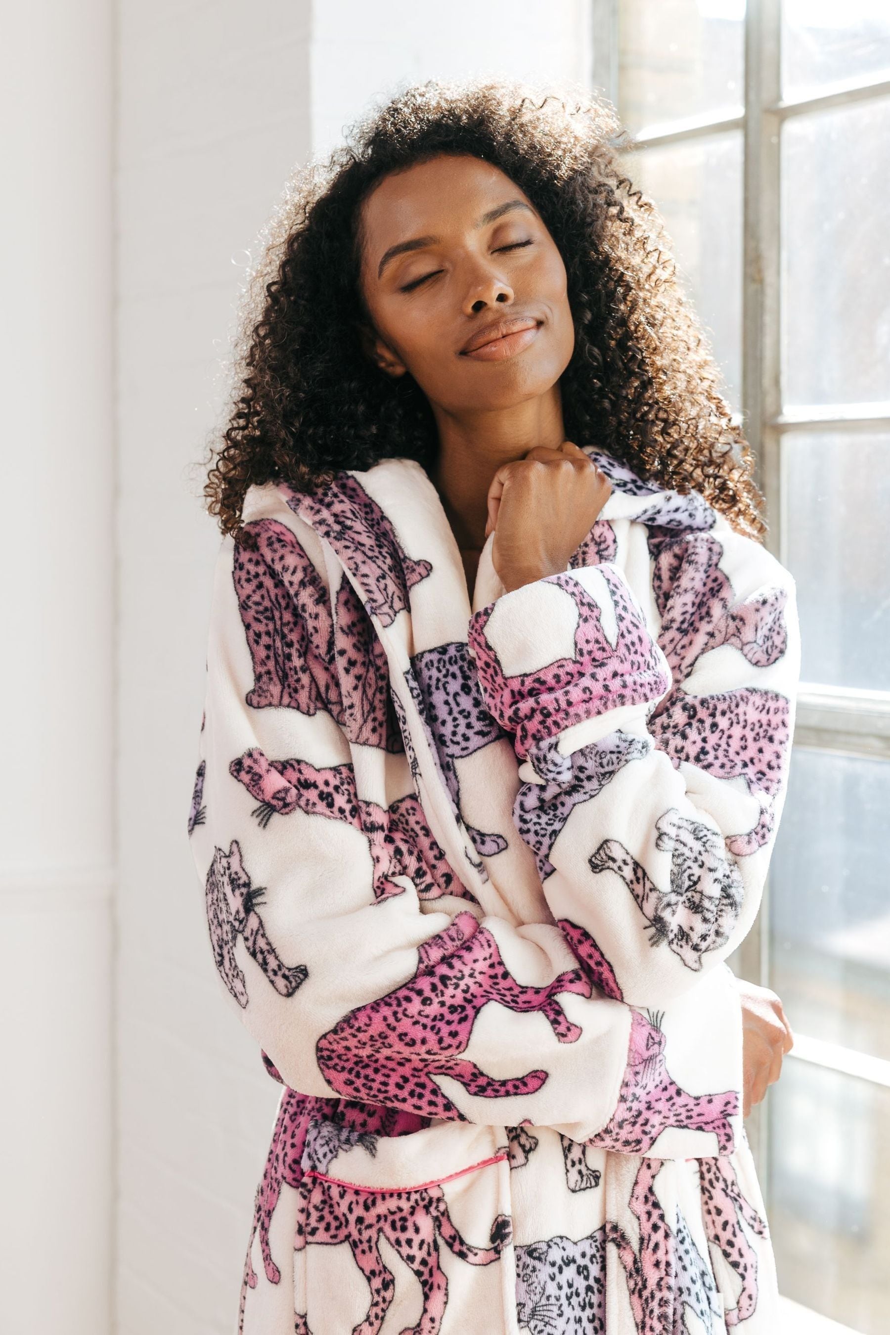Next leopard print dressing gown deals