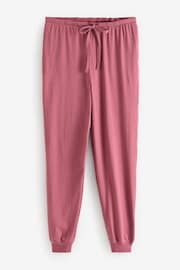 Hush Pink Joelle Jersey Jogger Print Pyjamas - Image 3 of 4