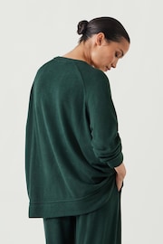 Hush Green Elle Supersoft Raglan Top - Image 3 of 5