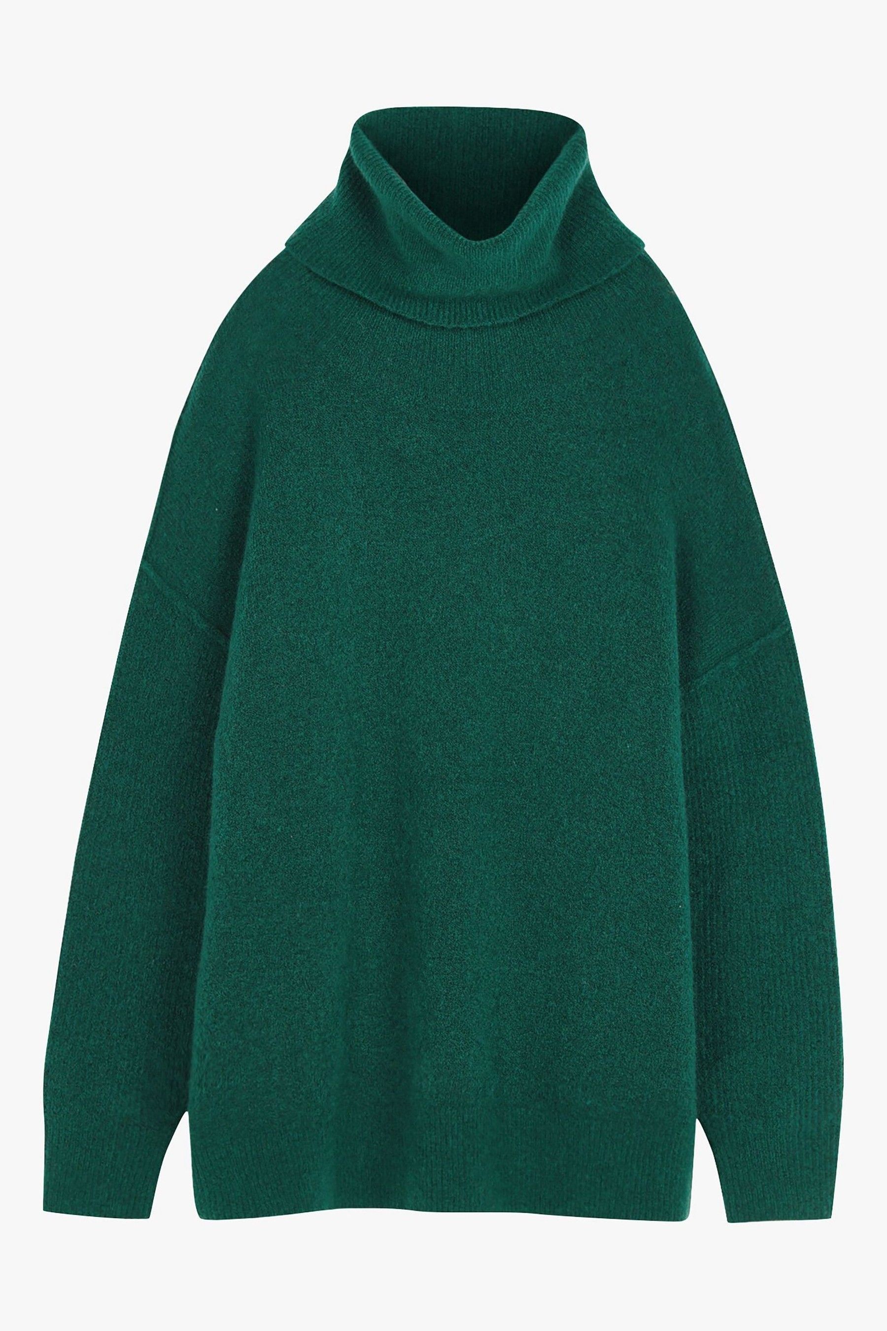 Buy Hush Green Meryl Roll Neck Wool Blend Jumper from the Next UK online shop
