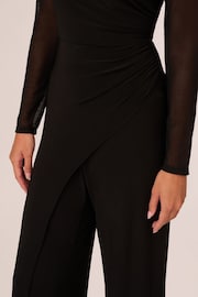 Adrianna Papell Jersey Combo Black Jumpsuit - Image 5 of 6