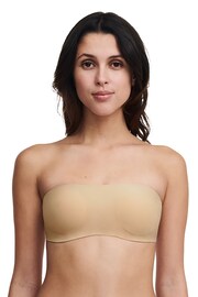 Chantelle Nude Soft Stretch Smooth Non-wired Bandeau Bra - Image 1 of 4