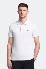 Lyle & Scott White Plain Polo Shirt - Image 1 of 1