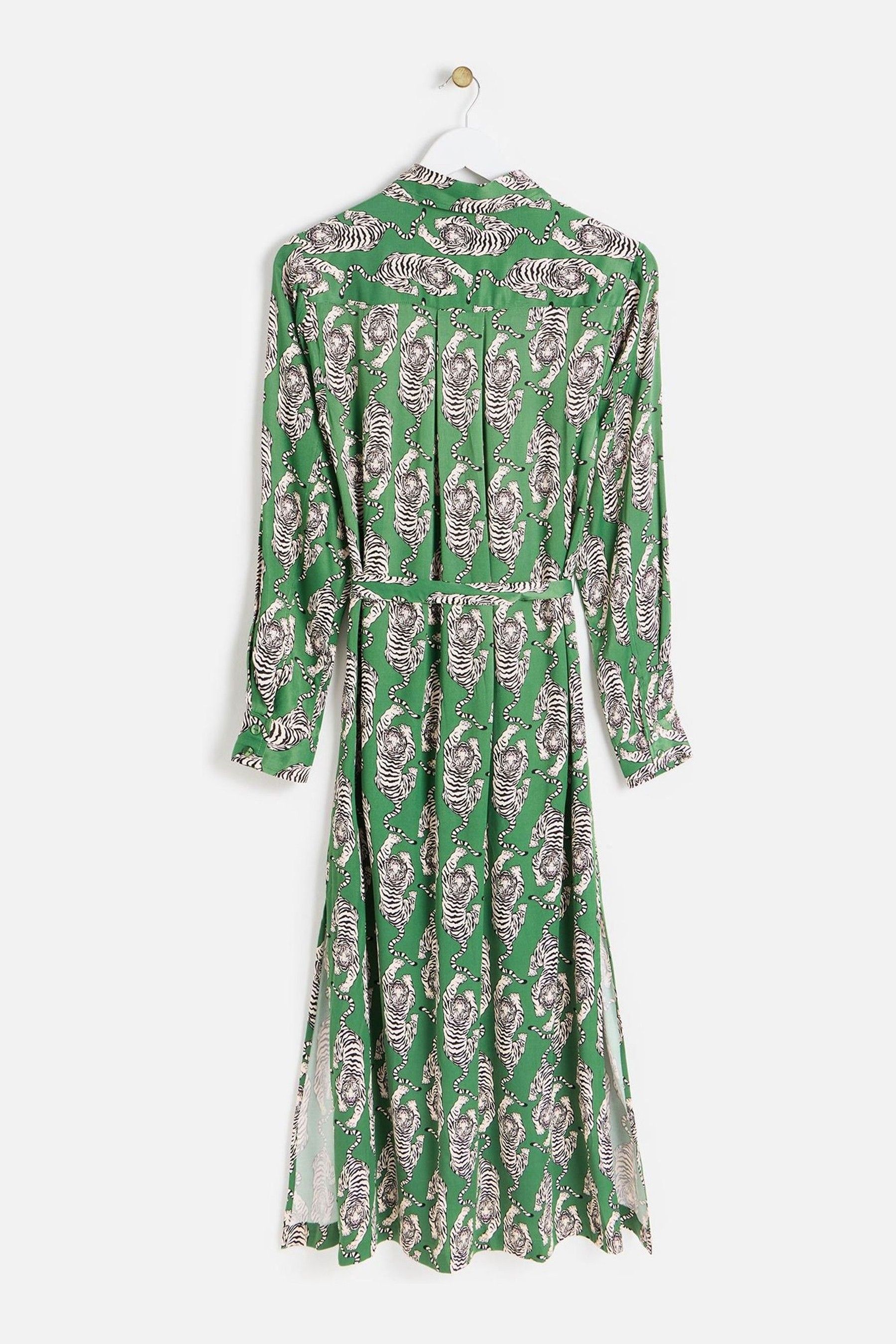 Topshop satin pleat shirt dress on sale