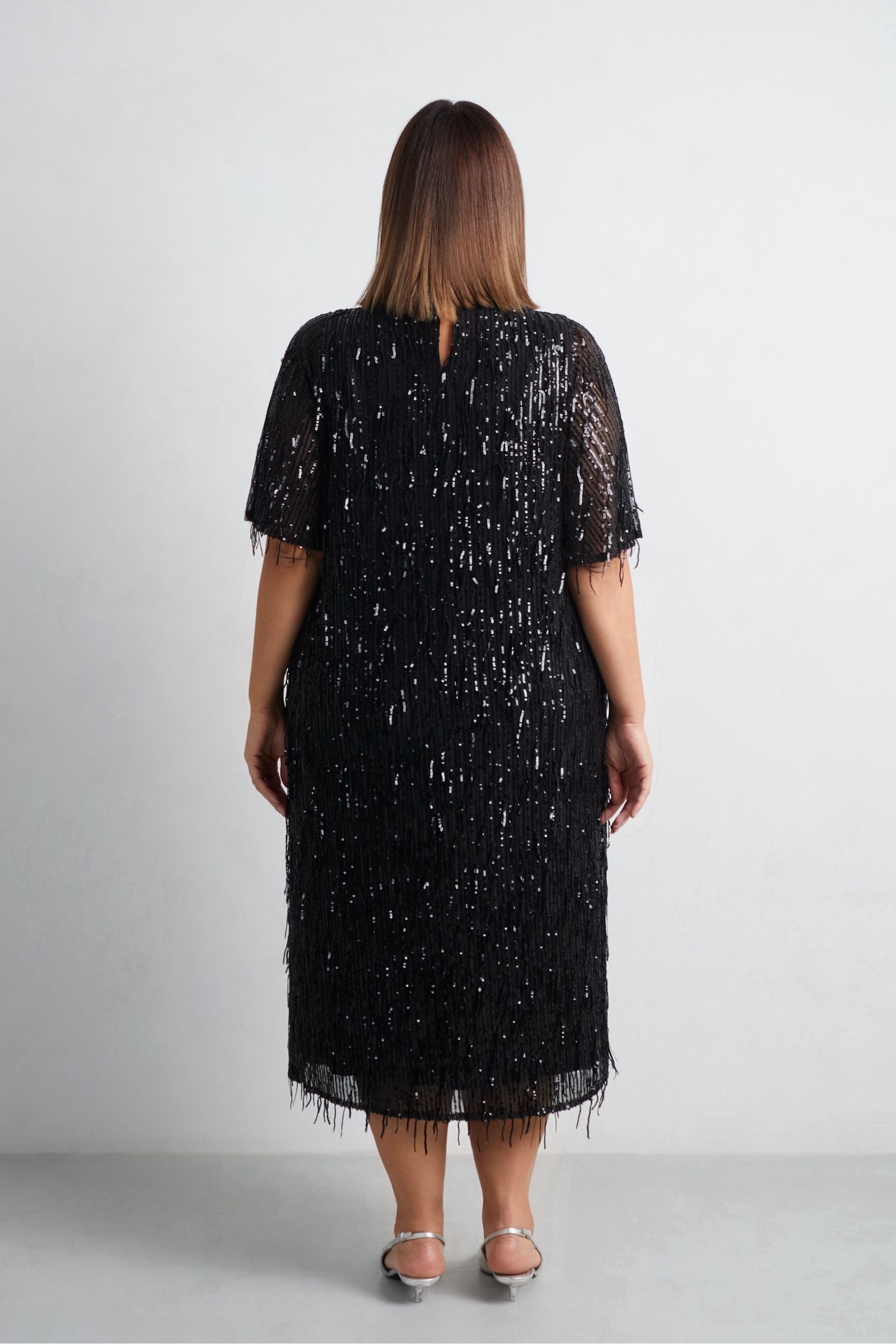 Next fringe dress top