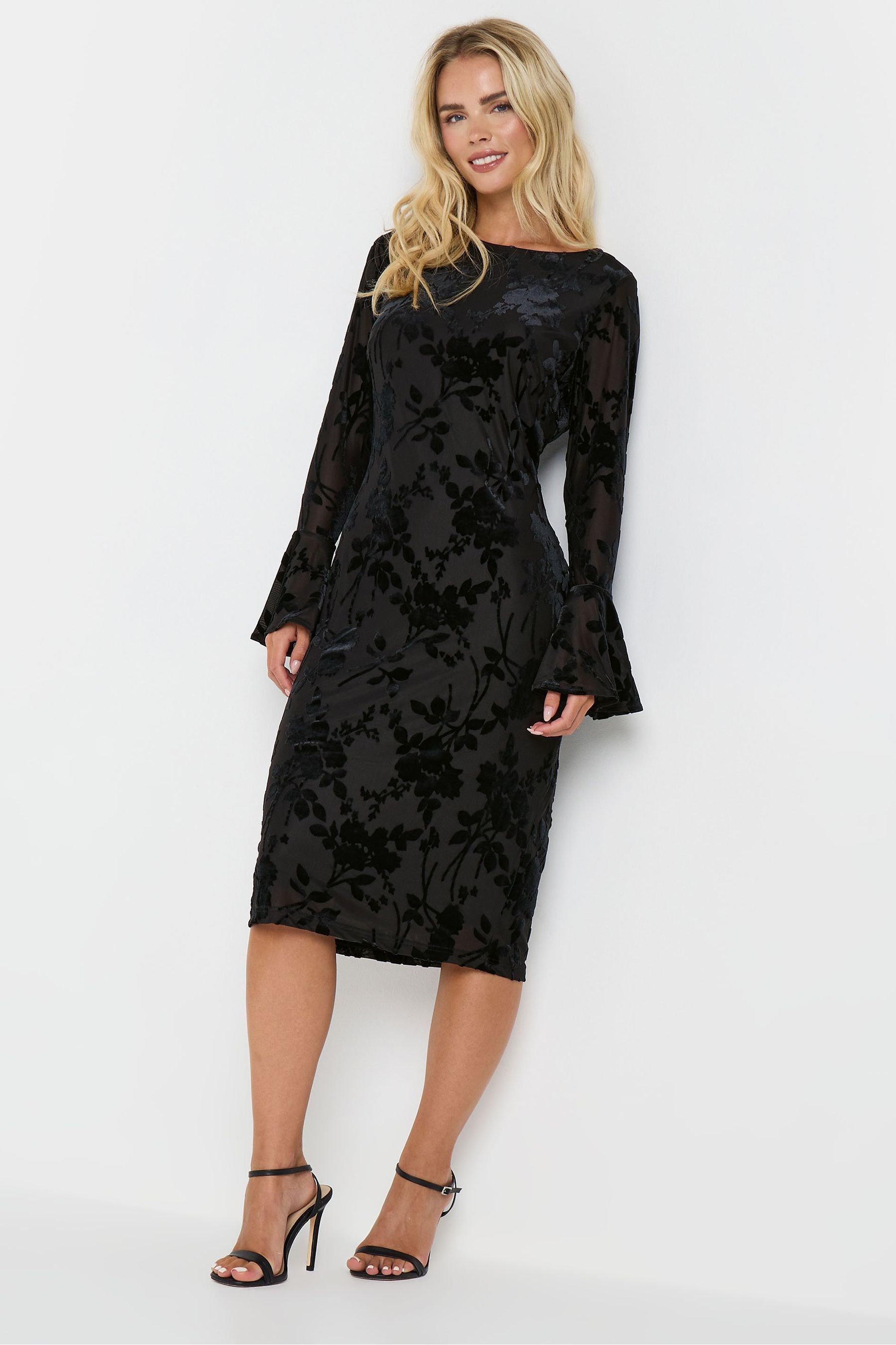 Kaufe Sie M Co Petite Floral Burn Out Velour Dress bei Next Deutschland