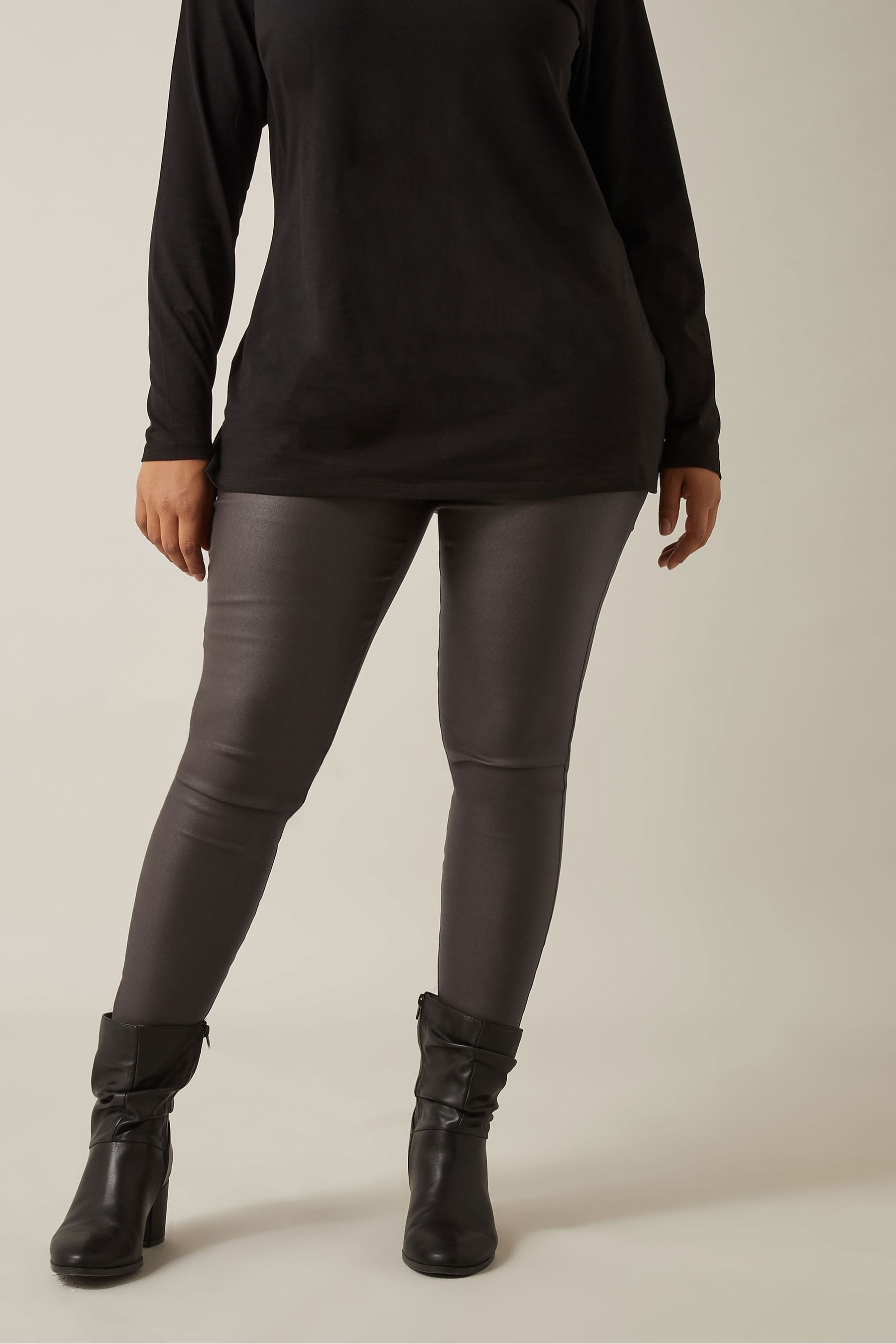 Buy Coated Pull On Trousers from the Next UK online shop