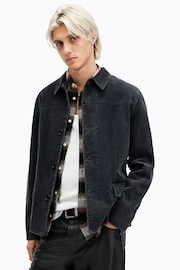 AllSaints Black Mission Jacket - Image 1 of 8