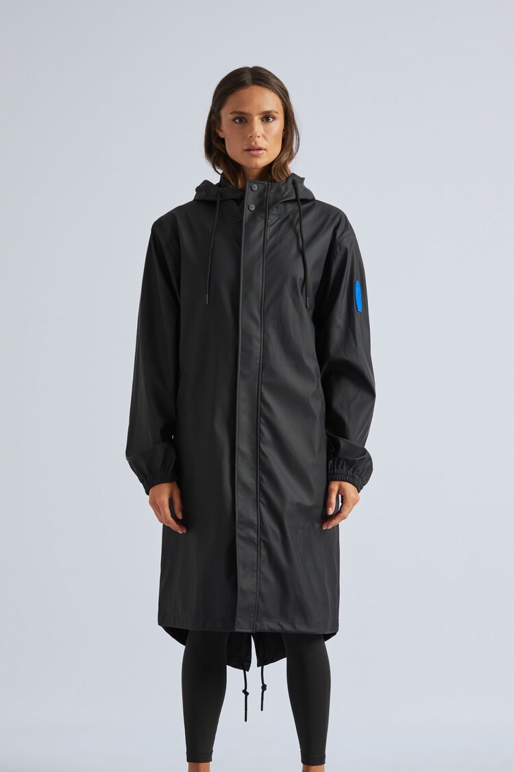 JACK1T Unisex ELEMENTS Long Raincoat - Image 1 of 4