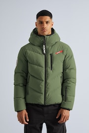 JACK1T Lock Hood Puffer Black Jacket - Image 1 of 7