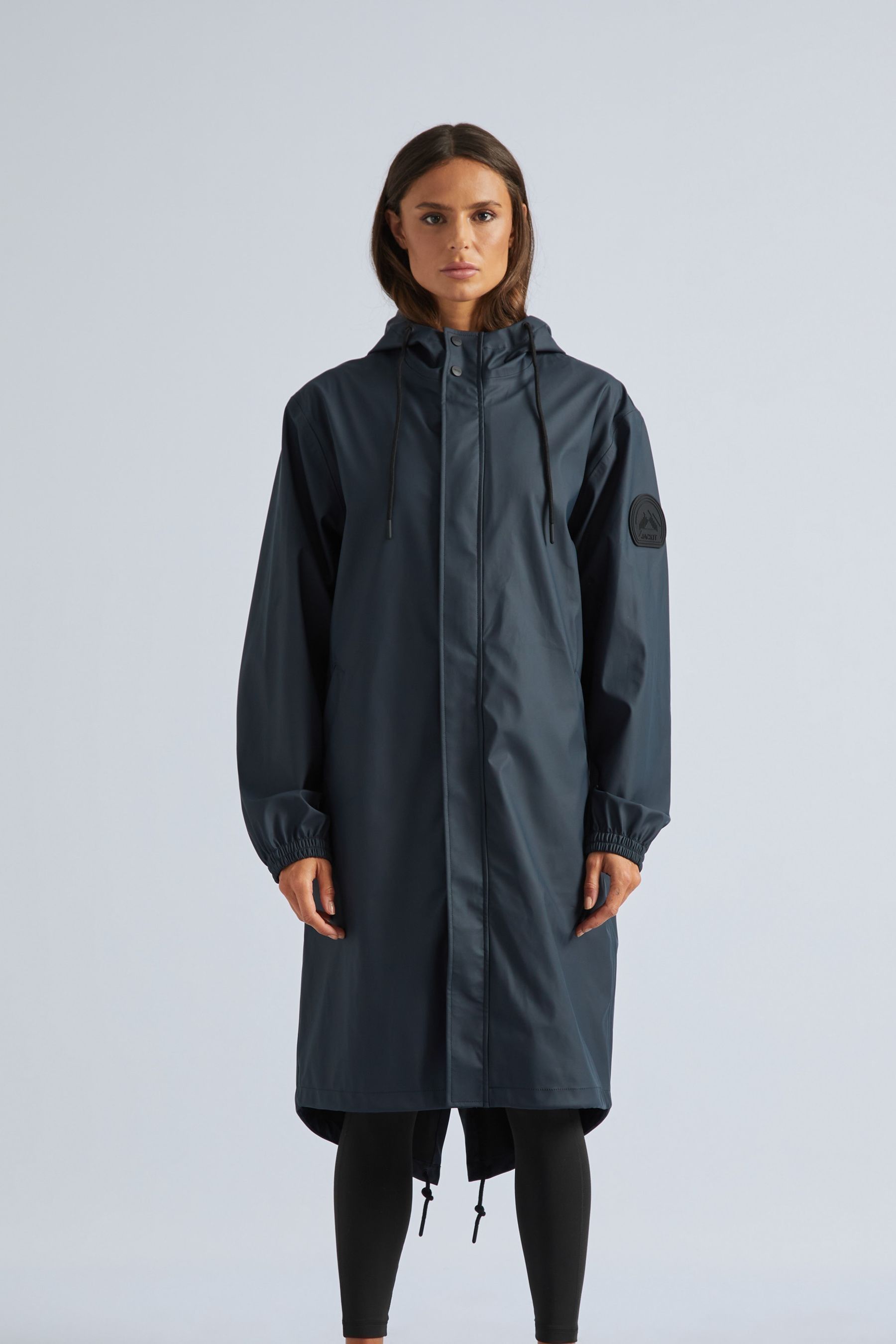 Buy JACK1T Unisex ELEMENTS Long Raincoat from the Next UK online shop