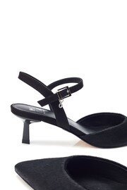 Moda in Pelle Jobourg Pointed Kitten Heel Strappy Black Shoes - Image 4 of 4