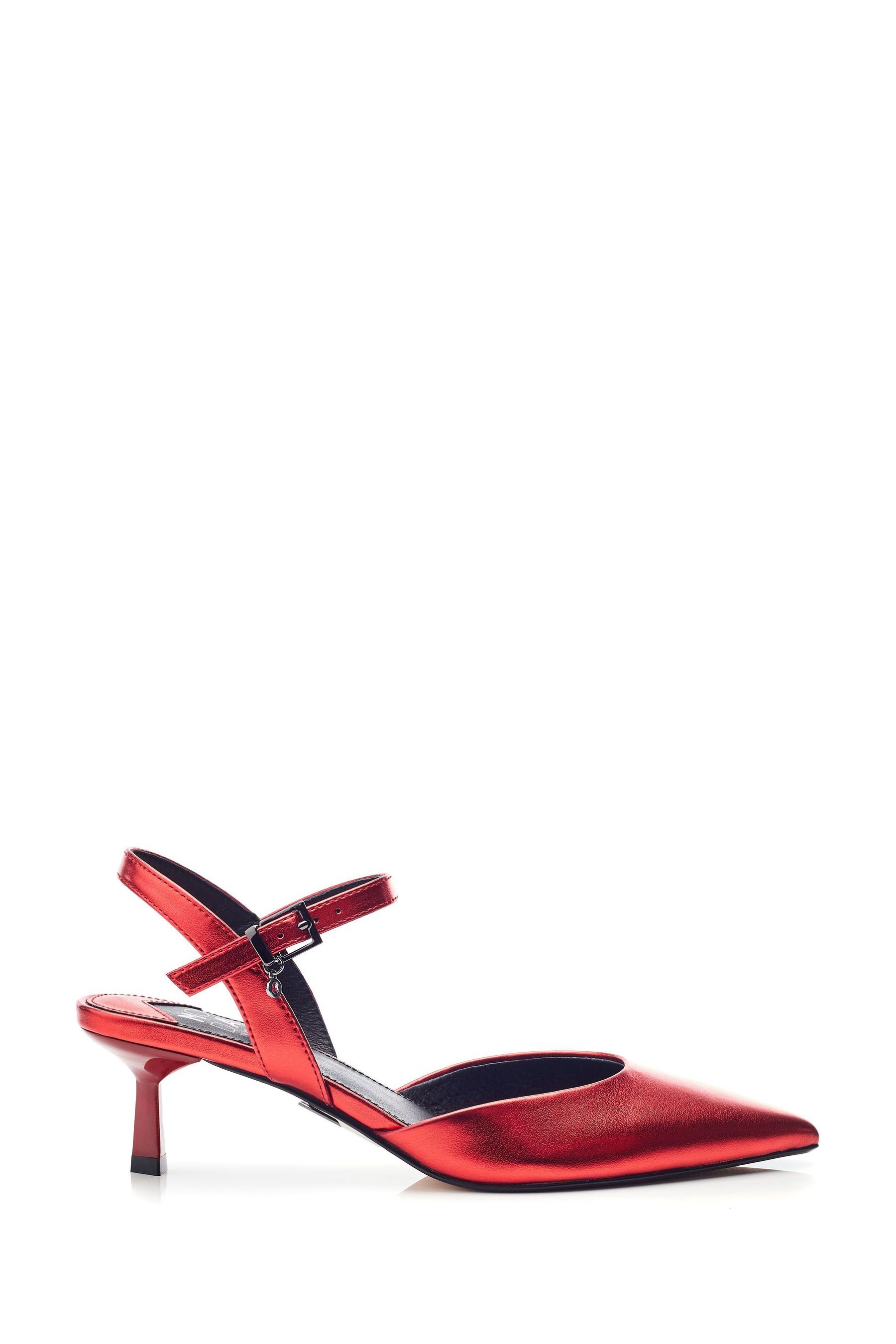 Buy Moda in Pelle Jobourg Pointed Kitten Heel Strappy Black Shoes from the Next UK online shop