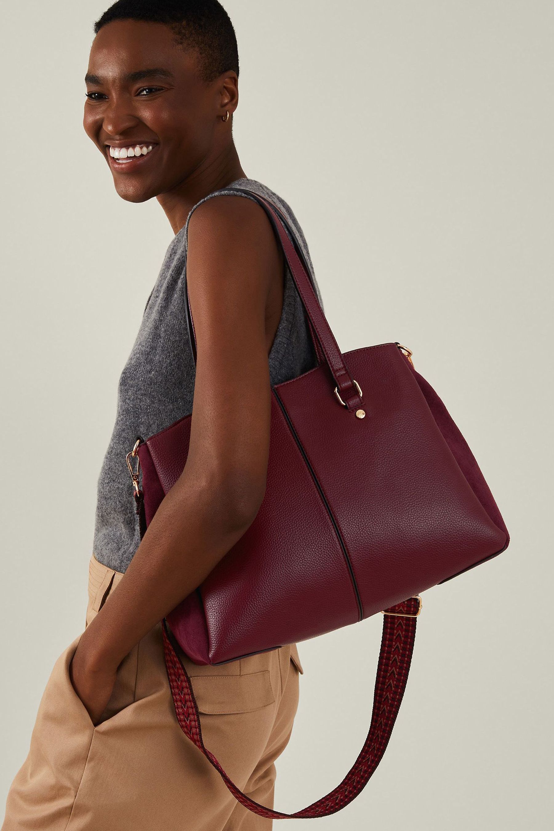 Red handbag next hotsell