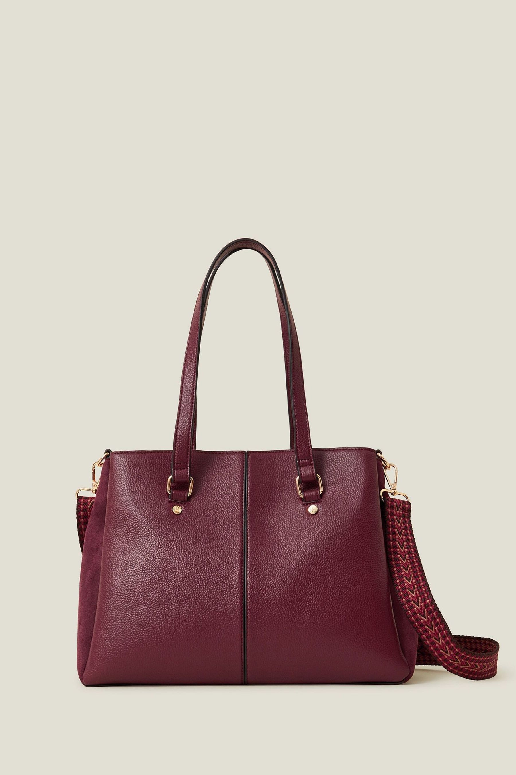 Accessorize burgundy bag outlet
