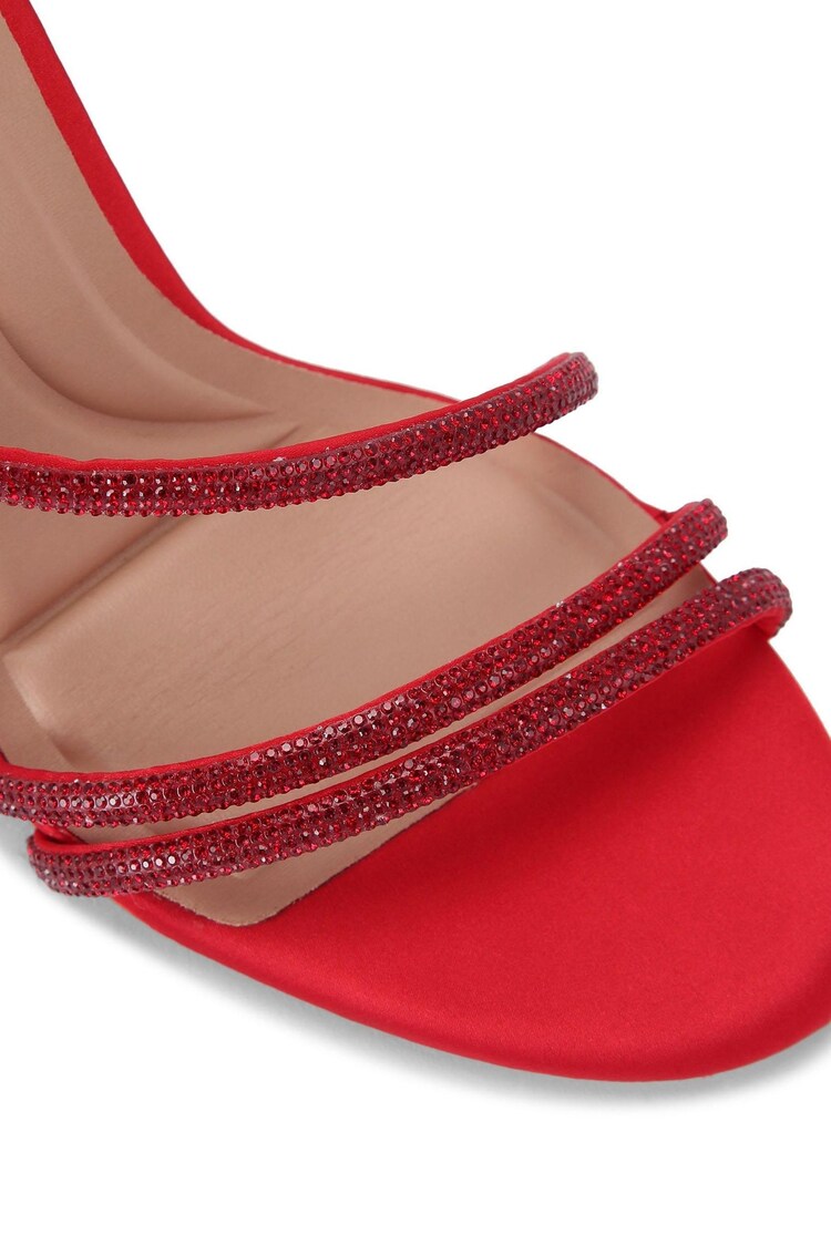 Carvela Red Spiral 105 Sandals - Image 5 of 5