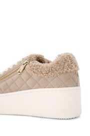 Carvela Connected Zip Faux Fur Borg Trainers - Image 5 of 5