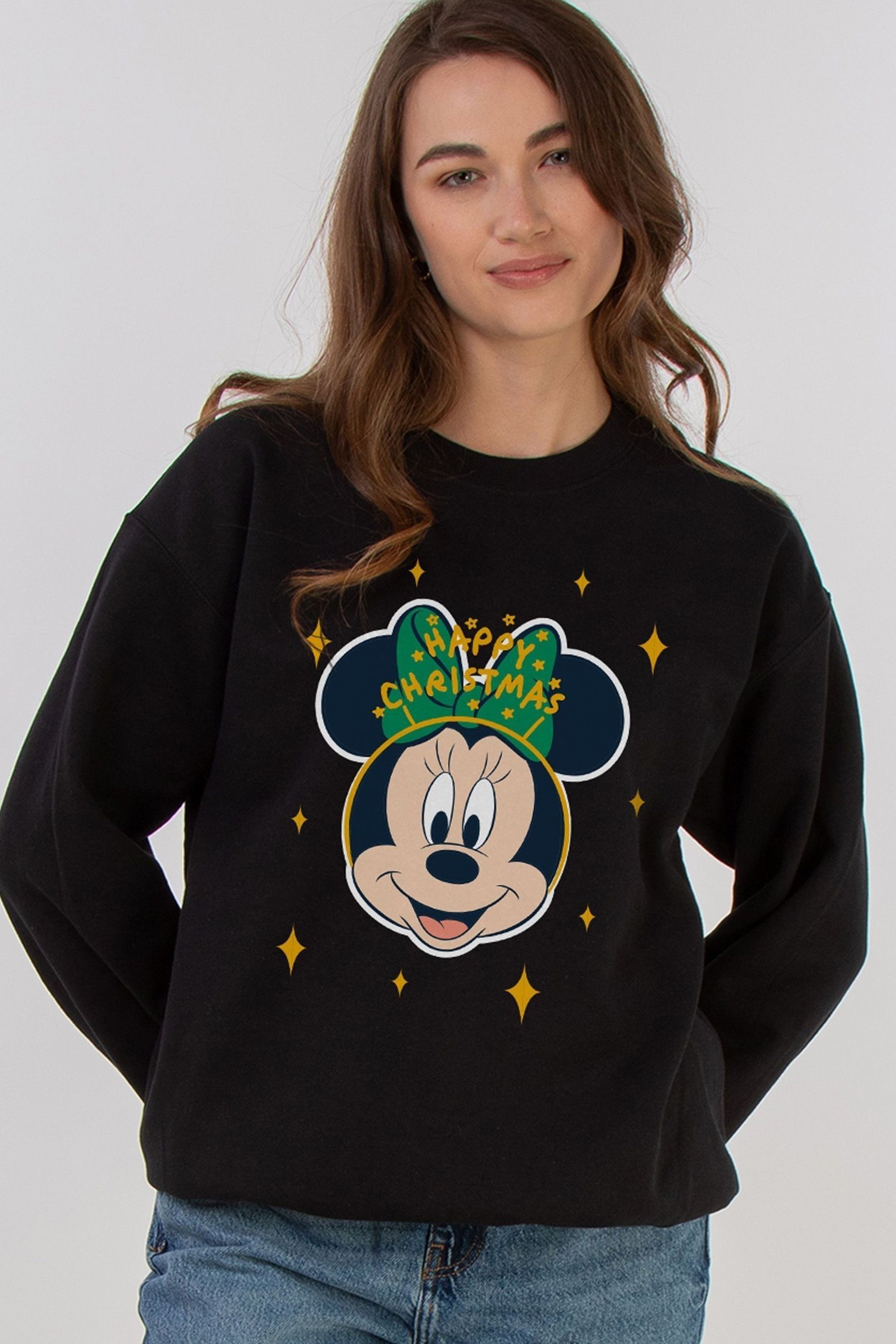 Womens minnie mouse christmas sweater store