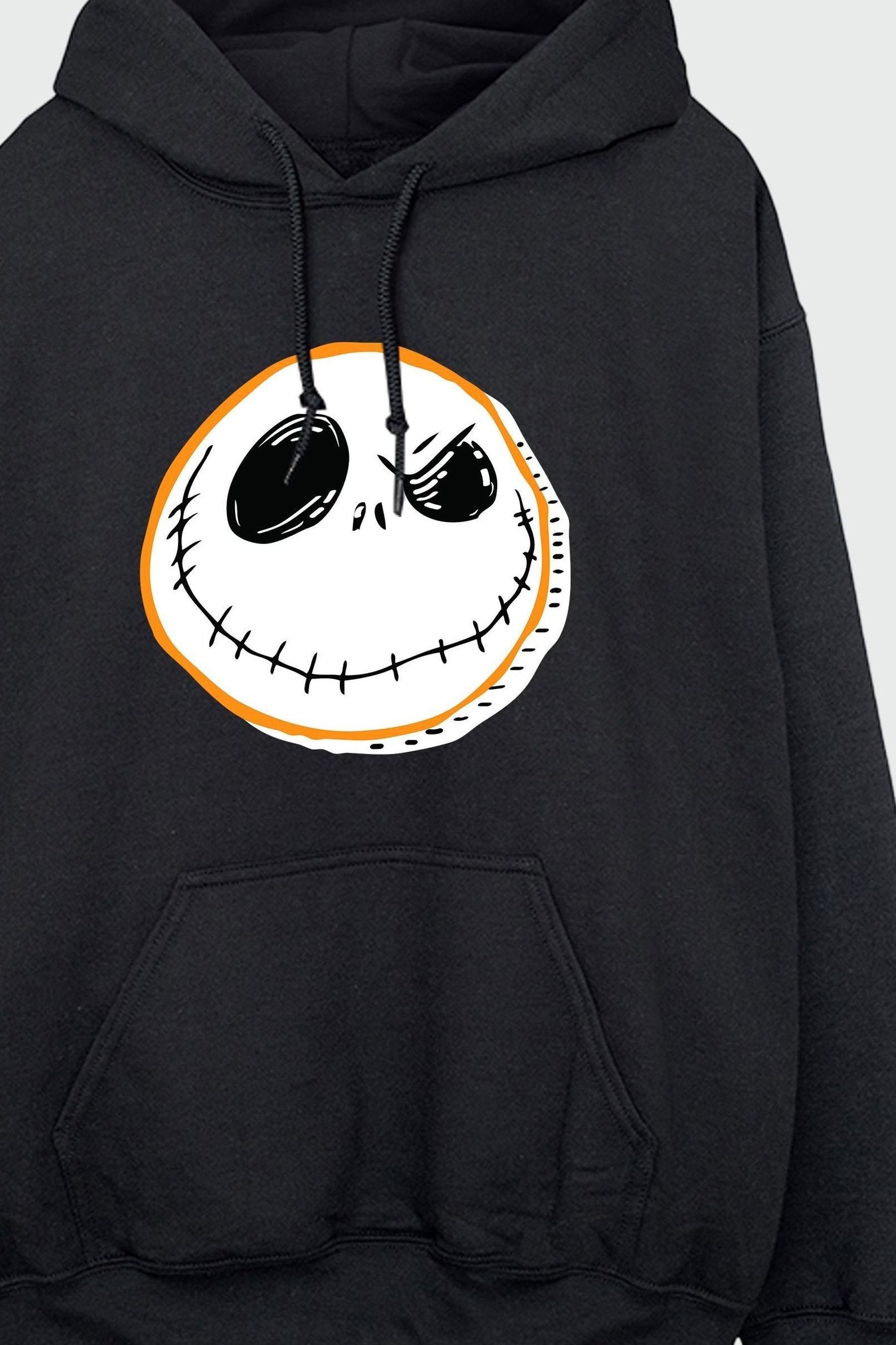 Buy Brands In Black Women Disney The Nightmare Before Christmas Face Hoodie from the Next UK online shop