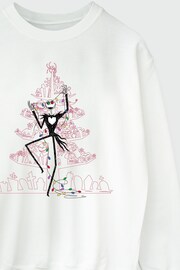 Brands In White Women Disney The Nightmare Before Christmas Tree Sweatshirt - Image 4 of 4