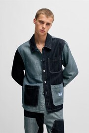 HUGO Blue Relaxed-Fit Denim Overshirt - Image 1 of 5