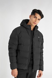 Calvin Klein Golf Down Hooded Black Jacket - Image 1 of 10