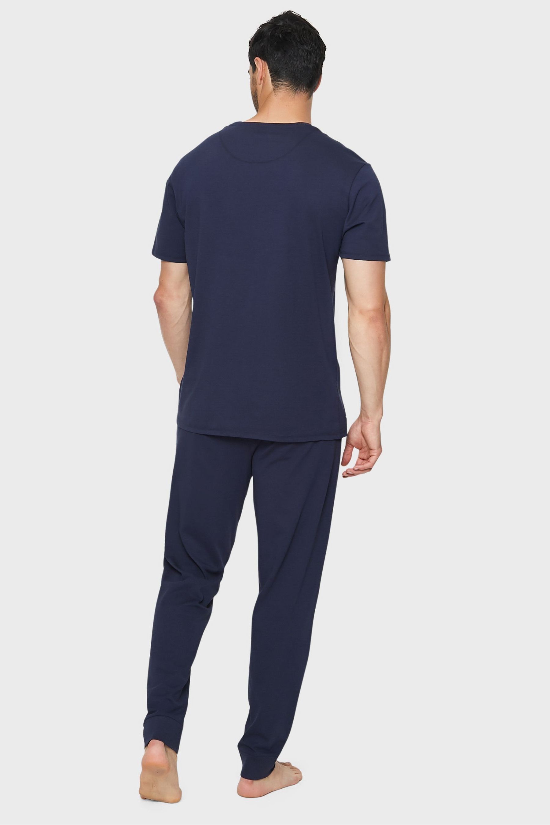 Navy pyjamas set shop