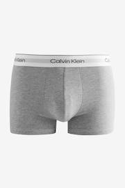 Calvin Klein Black/White/Grey Classic Stretch Trunks 3 Pack Boxers - Image 2 of 4