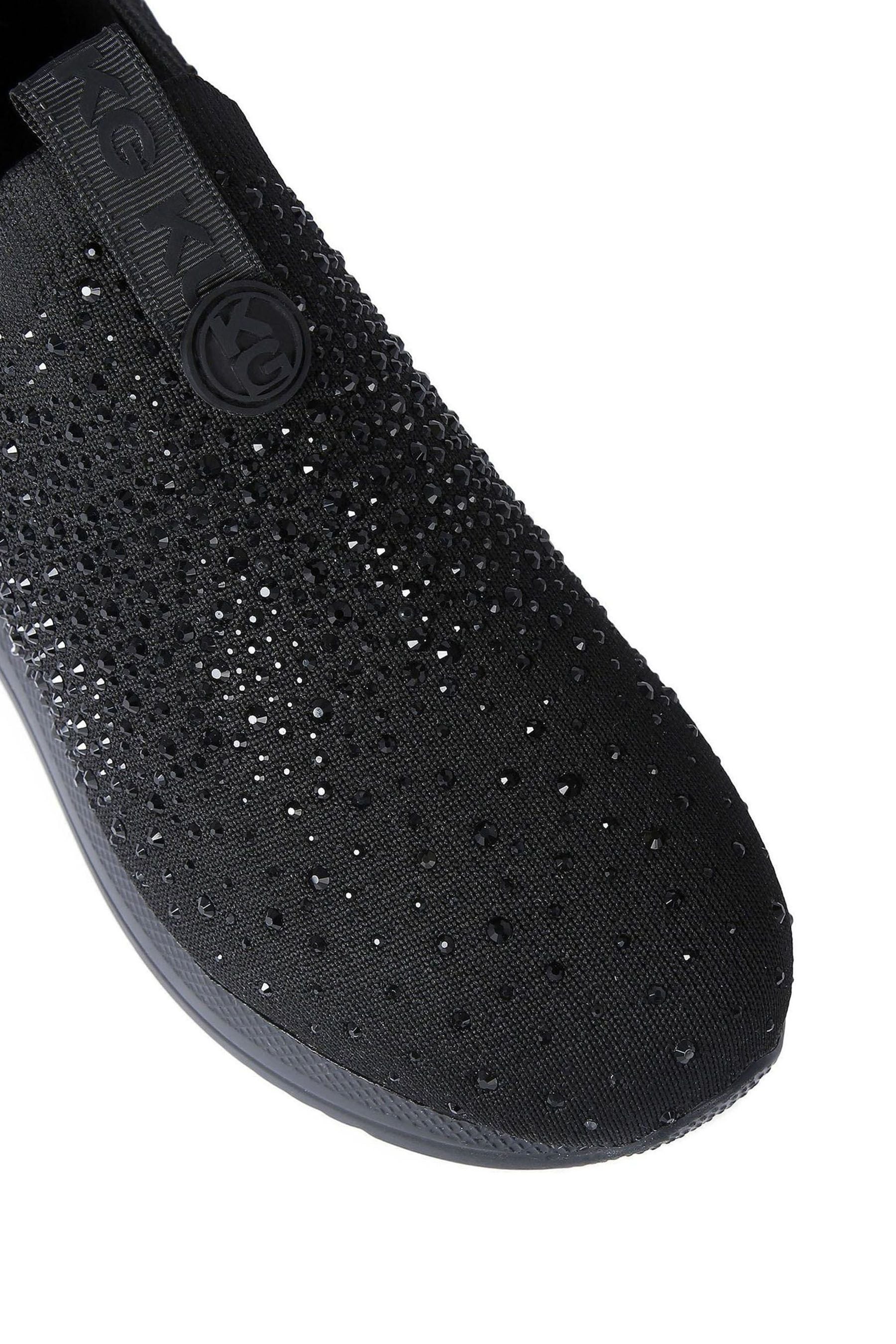 Kurt geiger black trainers womens clearance
