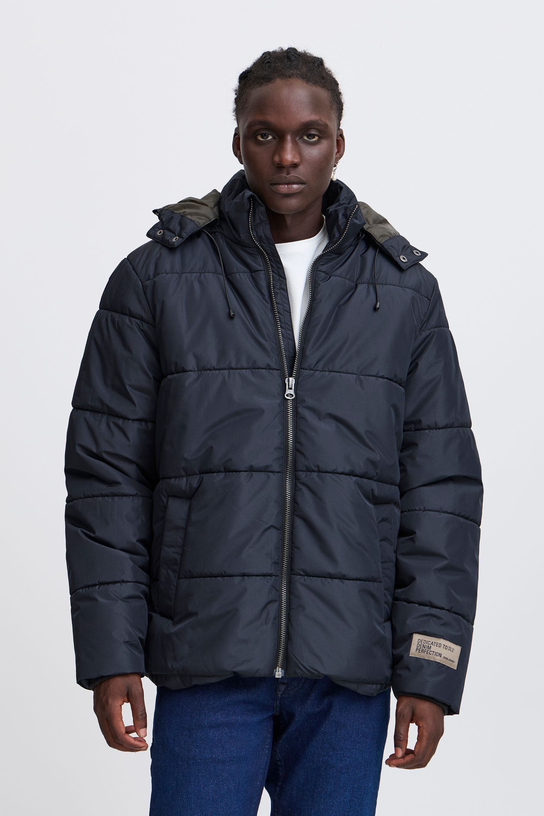 Buy Blend Black Hooded Puffer Coat from Next Norway
