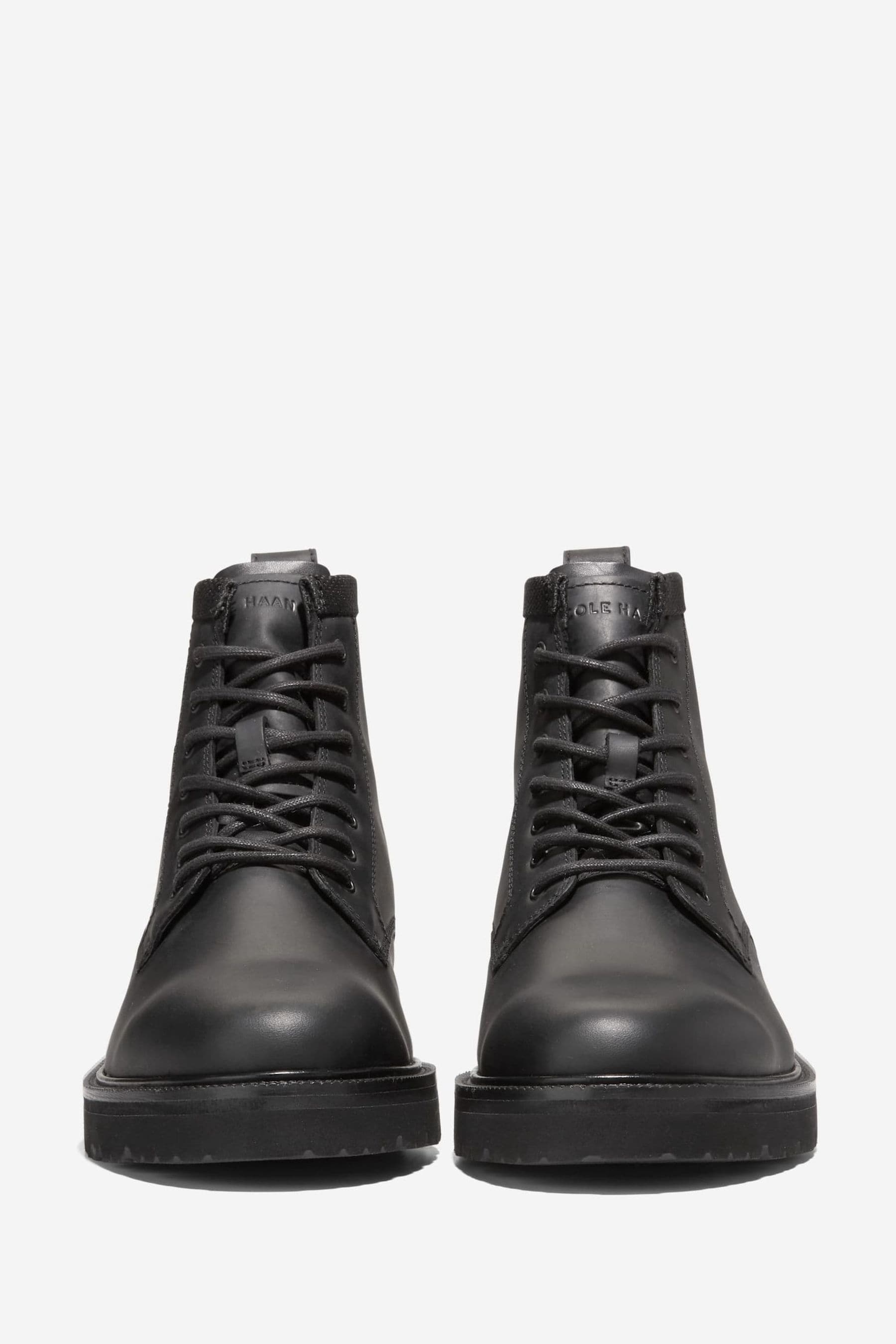 Plain black boots online