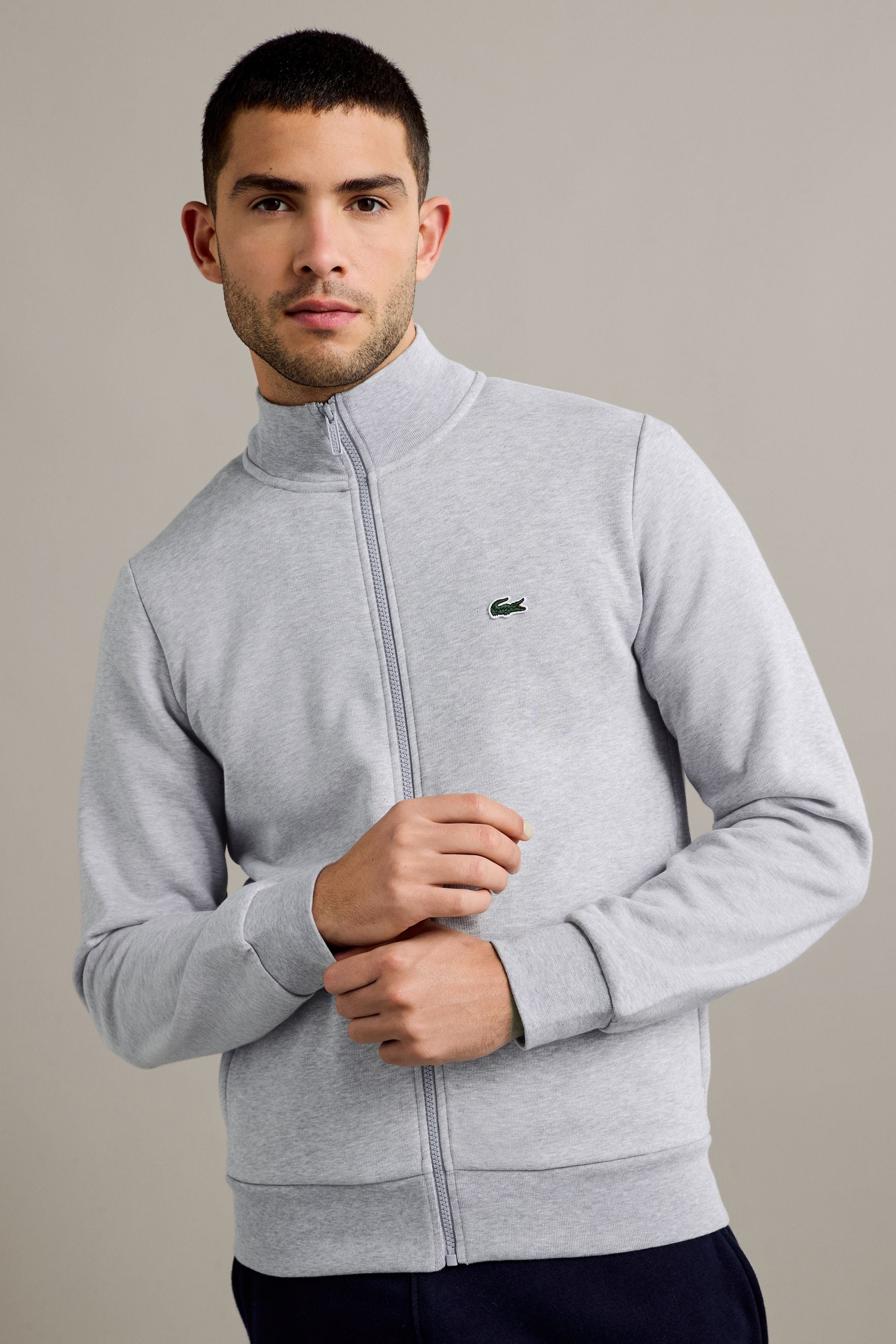 Buy Lacoste Fleece Full Zip Track Top from Next Ireland