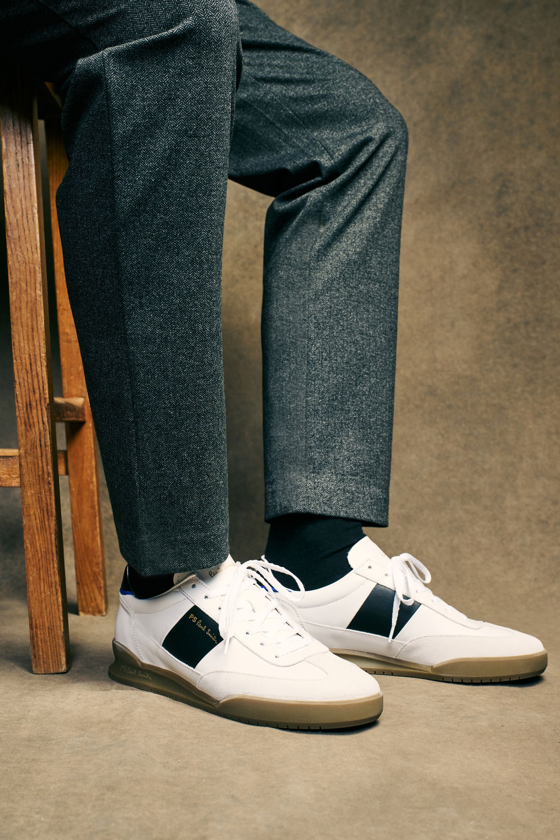 Buy PS Paul Smith Leather Dover White Trainers from the Next UK online shop