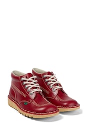 Kickers Red Hi Boots - Image 2 of 6