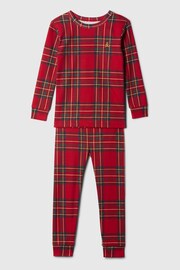 Gap Organic Brushed Cotton Holiday Pyjama Top and Bottoms Set (12mths-5yrs) - Image 2 of 4