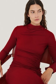 Jigsaw Red Cloud Cashmere Eldon Jumper - Image 7 of 8