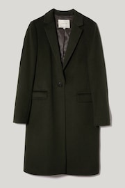 Jigsaw Green Wool Relaxed City Coat - Image 7 of 7