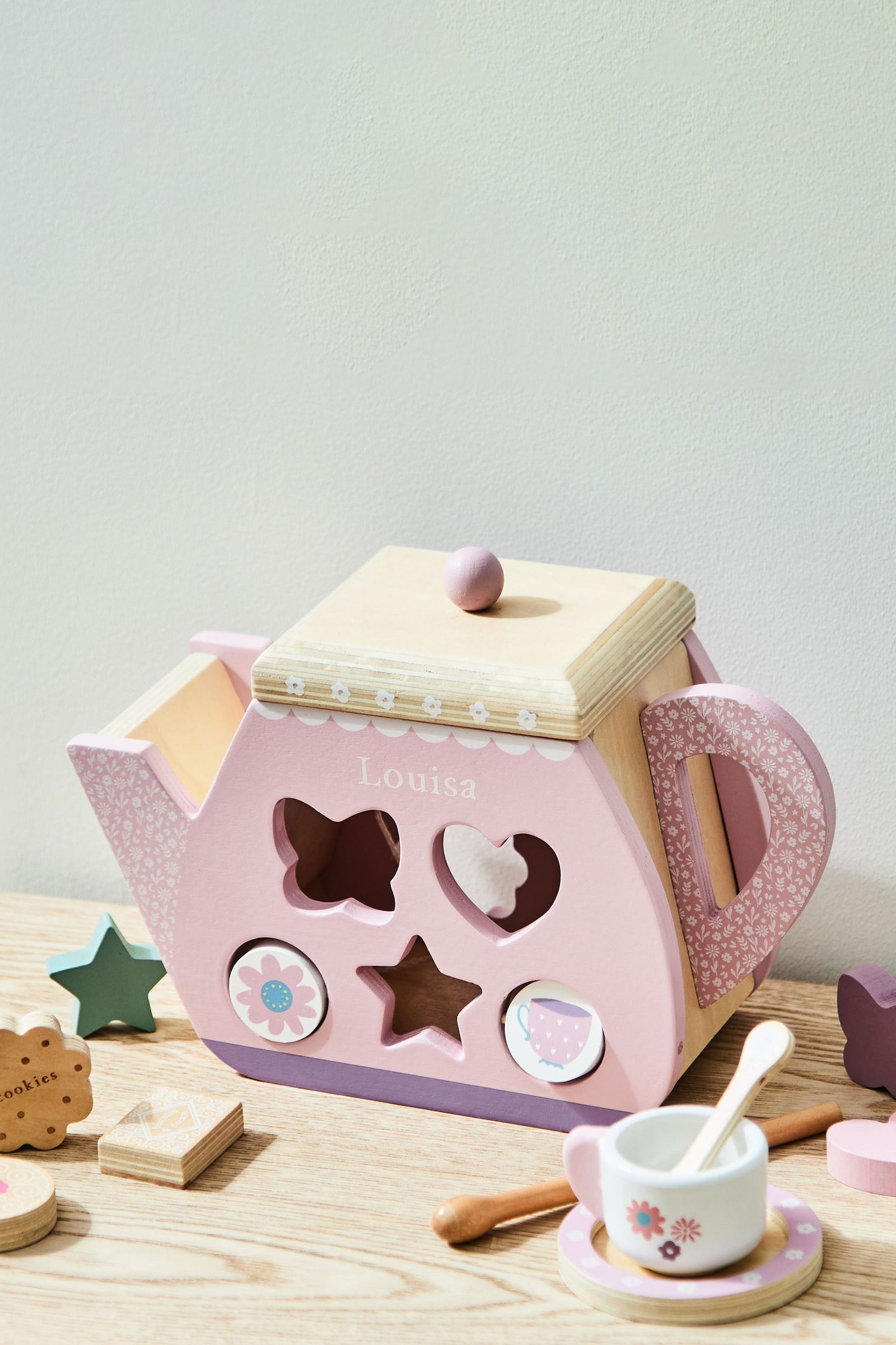 Personalised teapot set sale