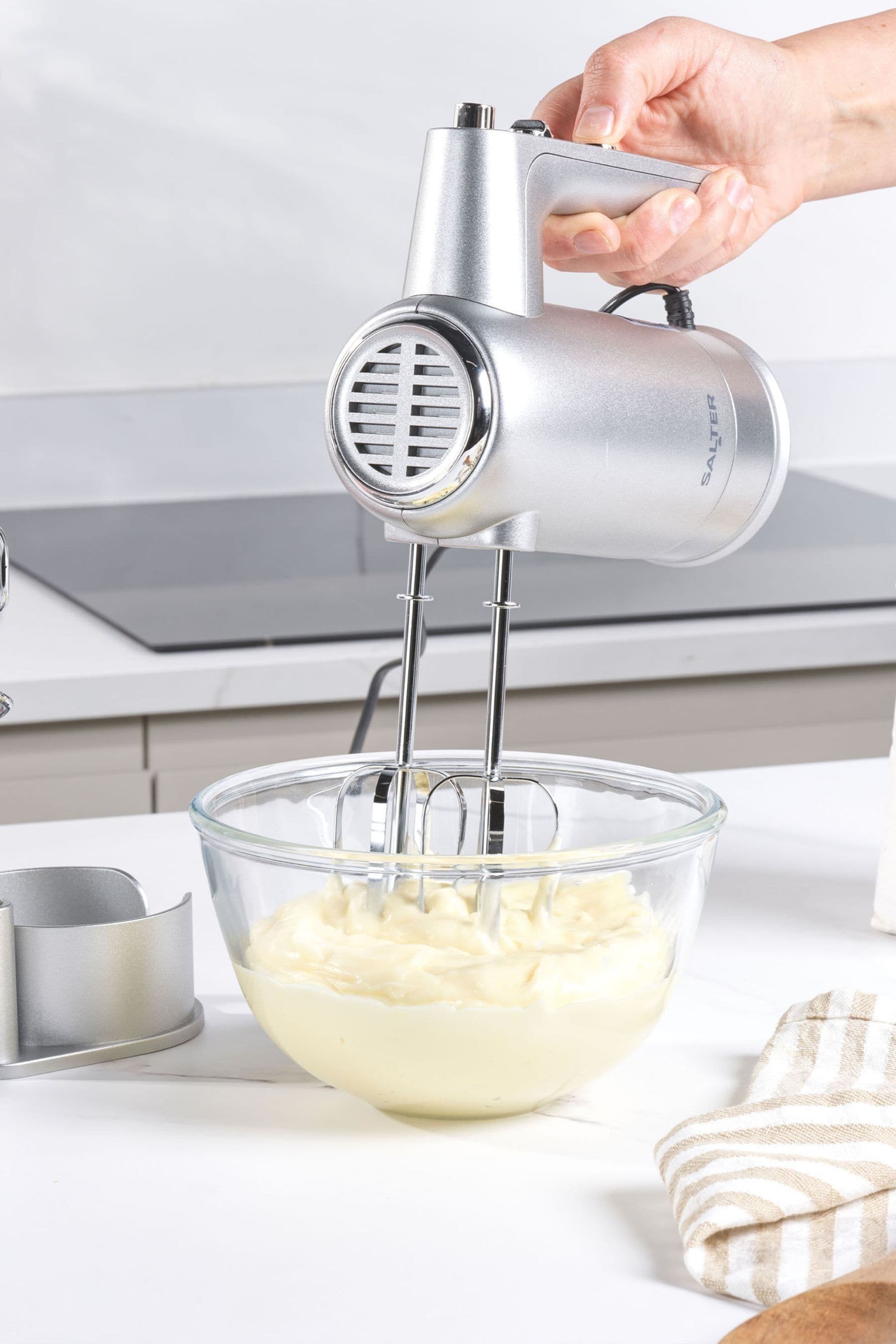 Buy Salter Silver Aspen Hand Whisk Mixer from the Next UK online shop